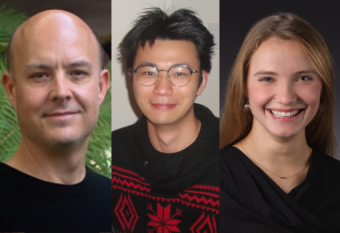 2024-'25 Honorees (left to right) Michael Gordon, Changxuan Yang, and Anna Pischer