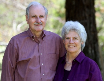 Professor Emeritus Duncan Mellichamp and his wife, Suzanne