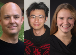 2024-'25 Honorees (left to right) Michael Gordon, Changxuan Yang, and Anna Pischer